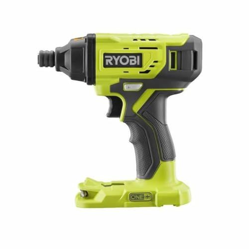 Ryobi 18 V ONE+ Cordless Impact Wrench R18ID2-0: (Max. Torque 200 Nm, 1/4 Inch Hex Socket, Impact Rate 0-3,600 min-1, LED Lighting, Includes Impact Bits, Square Adapter, Without Battery and Charger)