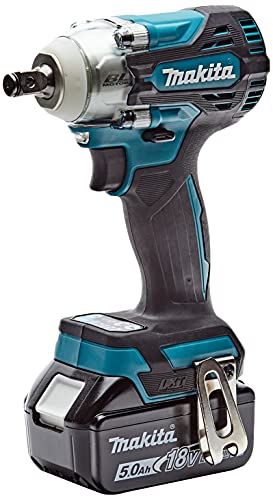 Makita DTW300RTJ: 18V Li-ion LXT Brushless Impact Wrench Complete with 2 x 5.0 Ah Batteries and Charger Supplied in a Makpac Case