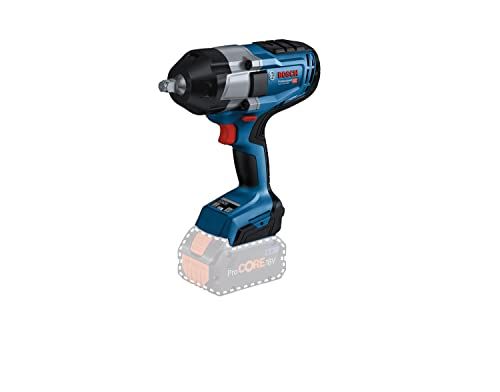 Bosch Professional BITURBO GDS 18V-1000: Cordless Impact Driver, 1000 Nm Tightening Torque, 1600 Nm Breakaway Torque, excl. Rechargeable Batteries and Charger, in Carton