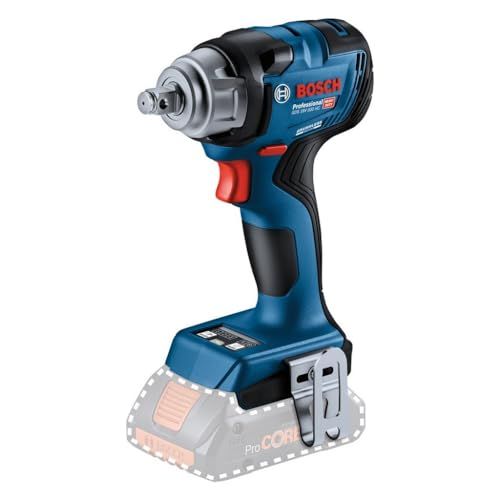 Bosch Professional GDS 18V-330 HC: Cordless Impact Wrench, 330 Nm Tightening and 560 Nm Breakaway Torque, Three-Speed/Torque Settings, 18V System